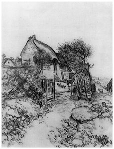 La Chaumiere, c1870-1920 1924 door Jean Francois Raffaelli