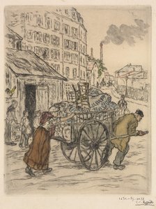 Le Déménagement door Jean Francois Raffaelli