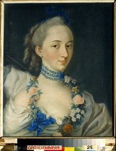 Lente. Portret van prinses Nathalie Pavlovna Shcherbatova door Jean Francois Samsois