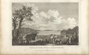 Zicht op de Petropavlovsk Haven door Jean Francois de Galaup La Perouse