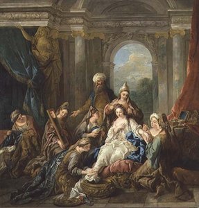 De Toilette van Esther door Jean François de Troy