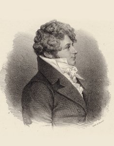 Portret van pianist en componist Daniel Steibelt