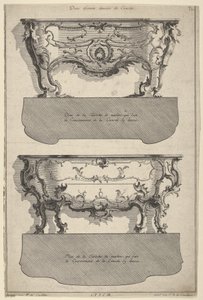 Ontwerpen voor Twee Commodes uit 