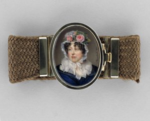 Armband met Portret van Lady Susan Murray door Jean François Gérard Fontallard