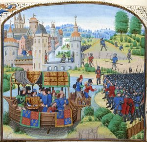 Jean Froissart, Kronieken, 154v, 12148 btv1b8438605hf336, gewas