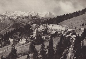 Grand Hotel, Rigi Kaltbad, Aan de Tandradbaan Vitznau Rigi Kulm gelegen