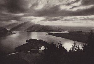 Rigi Kaltbad, avondstemming met uitzicht vanaf Kanzeli