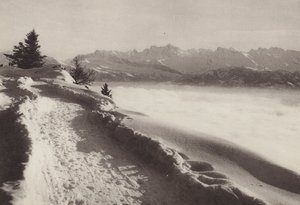 Rigi Kaltbad, zonnige winterdag