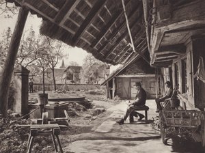 Zwitserland: Berner Boerderij, onder het afdak