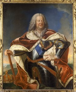 Portret van Stanislas Leszczynski door Jean Girardet