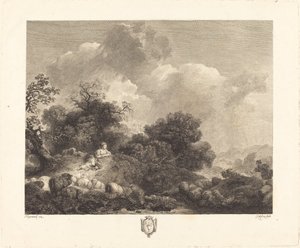 Annette op vijftienjarige leeftijd door Jean Godefroy after Jean Honoré Fragonard