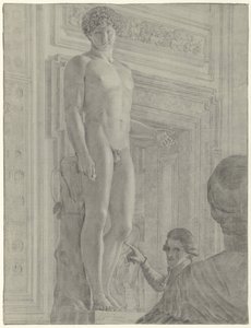 Beeld van Antinous Albanie in het Capitolijns Museum te Rome