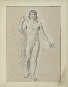 Studie voor een engel door Jean Grandjean