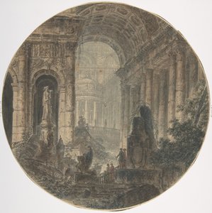 Architecturale fantasie, 18e eeuw