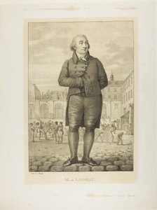 Portret van M. de Lanneau door Jean Henri Marlet