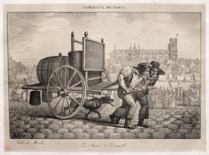 Scènes van Parijs: Baden Thuis door Jean Henri Marlet