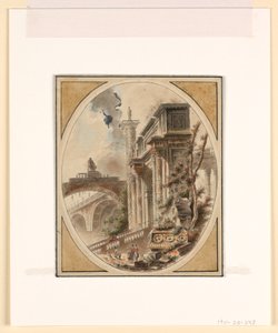 Fantasie van een architectonische ruïne