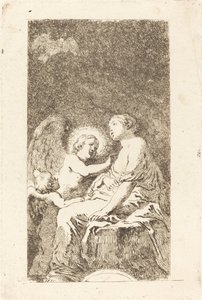 Sint-Catharina van Alexandrië door Jean Honoré Fragonard after Marco Cardisco