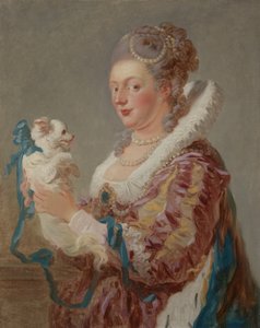 Een vrouw met een hond, c.1769