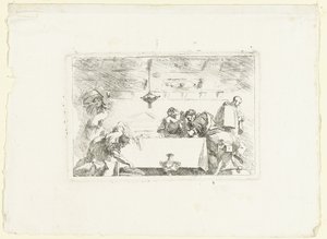 Discipelen te Emmaüs door Jean Honore Fragonard