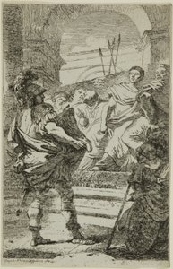 Fabius Maximus Voor de Carthaagse Senaat door Jean Honore Fragonard