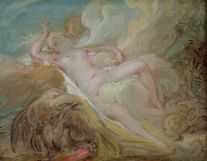 Jupiter en Io door Jean Honore Fragonard