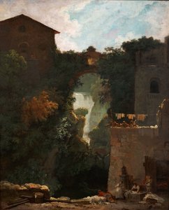 Les Cascatelles de Tivoli Cascatelle Grandi in Tivoli door Jean Honore Fragonard