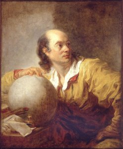 Portret van Jerome Lalande (1732-1807) door Jean Honore Fragonard