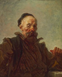 Portret van een man in Spaanse kleding door Jean Honore Fragonard