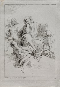 Sint Lucas door Jean Honore Fragonard