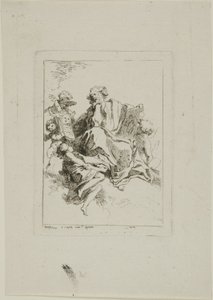 Sint Lucas door Jean Honore Fragonard