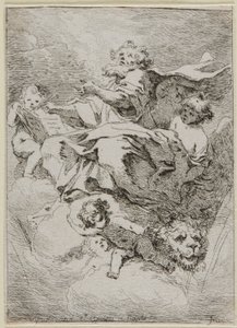 Sint Marcus door Jean Honore Fragonard