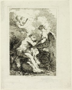 St. Jerome door Jean Honore Fragonard
