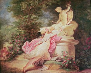De Pijn van Liefde door Jean Honore Fragonard