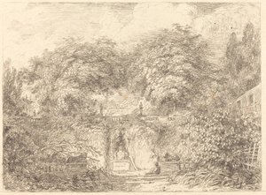 Het Kleine Park (Le petit parc) door Jean Honore Fragonard