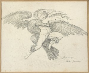 De ontvoering van Ganymedes, naar Michelangelo
