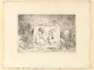 De familie van de satyr, 1763 door Jean Honore Fragonard