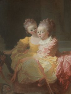 De twee zusters door Jean Honore Fragonard