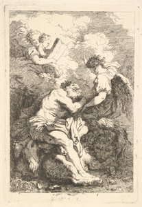 De Visie van Sint Hiëronymus, ca. 1761-65 door Jean Honore Fragonard