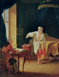 De ontvangst van Voltaire in Ferney, na 1759