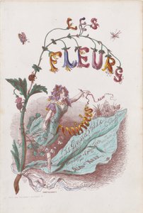 Les Fleurs Animées, Titelpagina, 1847
