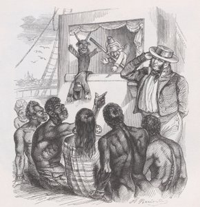 De zwarte en de poppen uit Het volledige werk van Béranger, 1836 door Jean Ignace Isidore Gérard