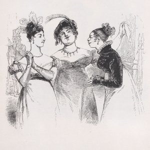 De mening van deze dames uit De volledige werken van Béranger, 1836 door Jean Ignace Isidore Gérard