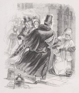 De arme vrouw uit De volledige werken van Béranger, 1836 door Jean Ignace Isidore Gérard