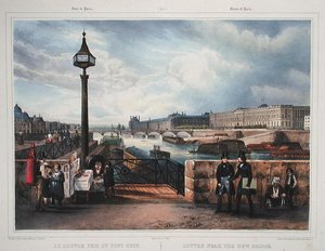 Het Louvre bij de Nieuwe Brug, uit 