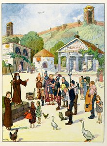 Het verhaal van de Elzas vertelt de kinderen; Christendom in de Elzas door Jean Jacques (1873 1951) Waltz