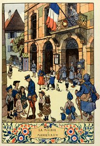 Het driekleurige paradijs; Het stadhuis van Massevaux 1918