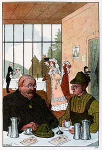 Vogesen Bilder (beelden van de Vogezen); In het Hotel de la Schucht 