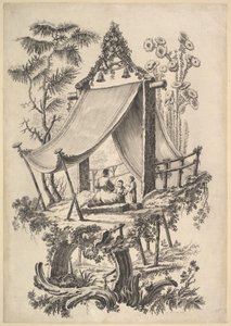 Boomhuis, 1773 door Jean Jacques Avril