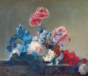 Bloemenstudie door Jean Jacques Bachelier